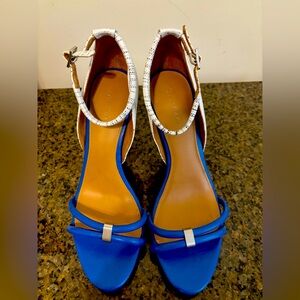 Blue & White Calvin Klein Sandals